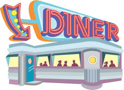 Dinereps Stock Illustration - Download Image Now - Diner, 1950-1959, Retro Style - iStock