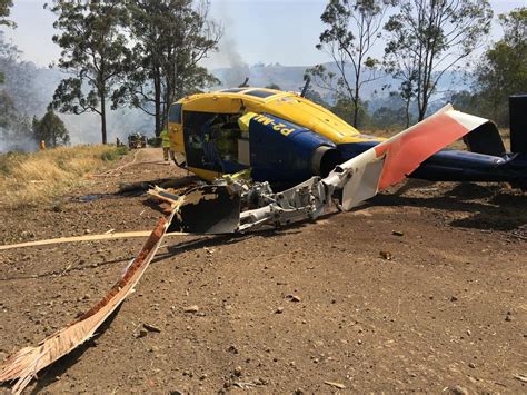 Queensland bushfires: Waterbombing aircraft crash lands fighting fires ...