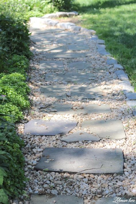 How to Lay & Install the Perfect Flagstone Walkway (easy DIY with Pea ...