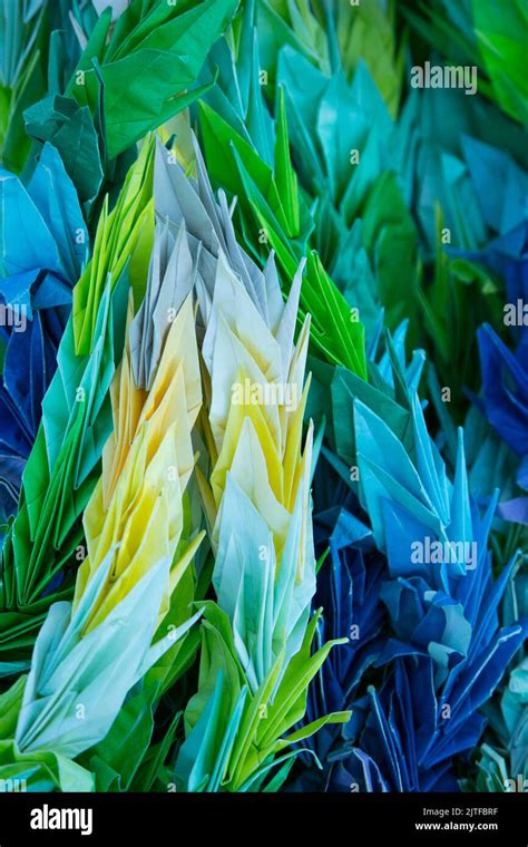 Colorful paper origami Stock Photo - Alamy