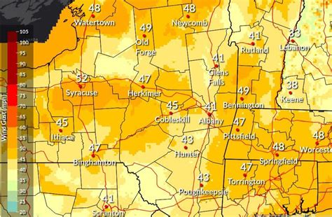 Deflate your lawn snowmen: 50 mph winds could roar across Upstate NY ...