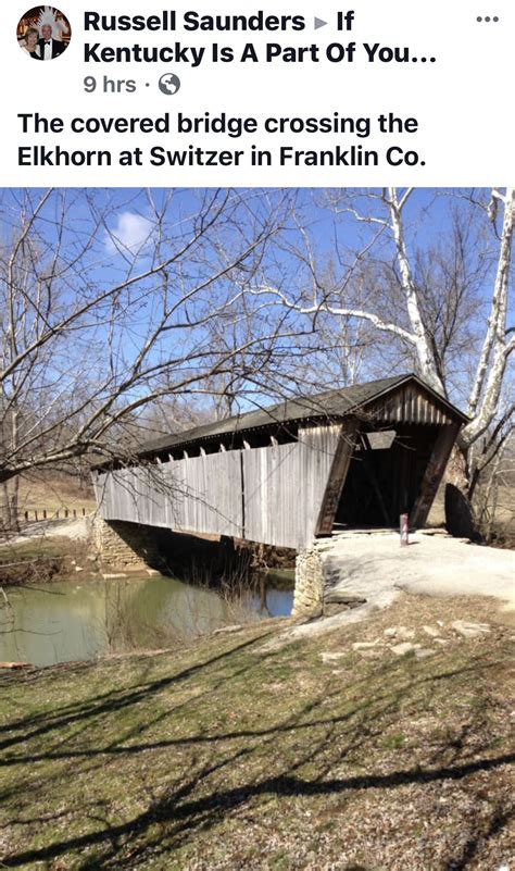 Franklin Co, KY covered bridge | Covered bridges, Kentucky attractions, Kentucky