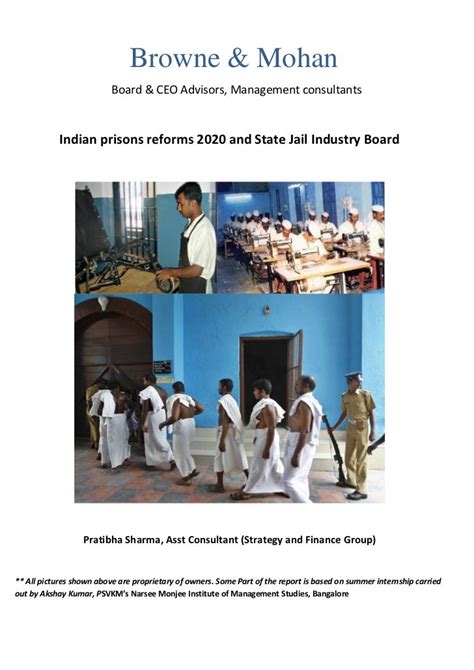 India prison reforms 2020 & State Industry Jail Board