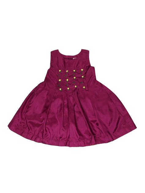 Buy Aomi Girls Magenta Dress - Dresses for Girls | Myntra