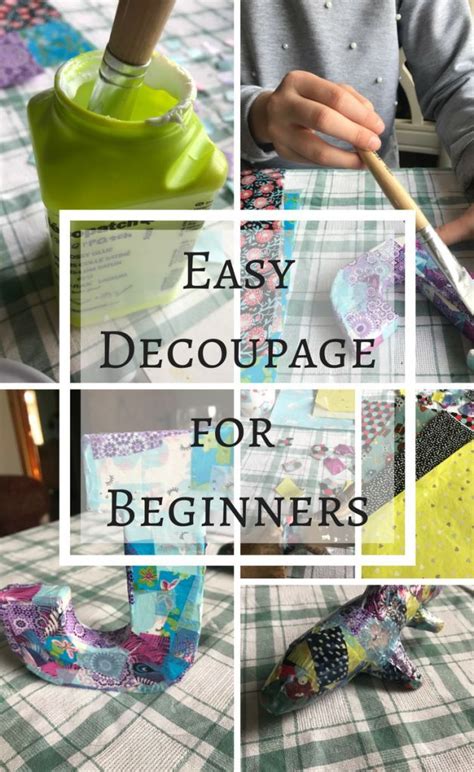 Simple Découpage Project for Beginners | The Mummy Front | Easy arts and crafts, Decoupage diy ...