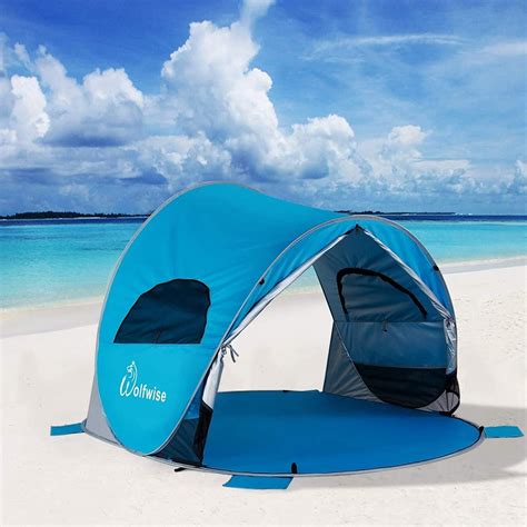 Carpa Para Playa Wolfwise Upf 50+ Easy Pop 3 A 4 Personas | Cuotas sin ...