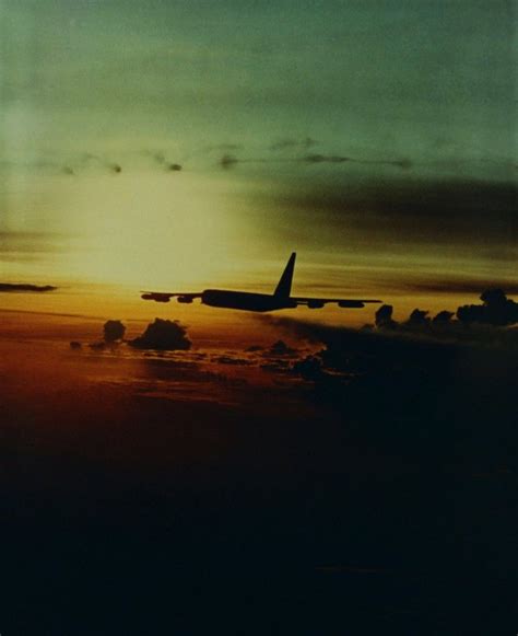 Boeing B-52D Stratofortress Flying Over Vietnam