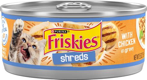 Amazon.com : Friskies Shredded Chicken and Salmon in Gravy, 5.5 oz ...