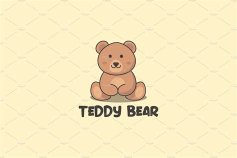 Teddy Bear in 2021 | Bear logo inspiration, Teddy bear design, Teddy bear