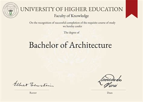 Bachelor of Architecture B.Arch