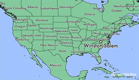 Where is Winston-Salem, NC? / Winston-Salem, North Carolina Map ...