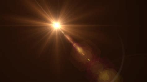 Lens Flare, Bright afternoon sun with lens flare, lens flare Transition light effect, lens flare ...