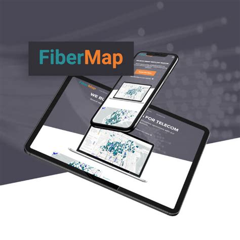 FiberMap Startup Web Design | Pixelchefs.com