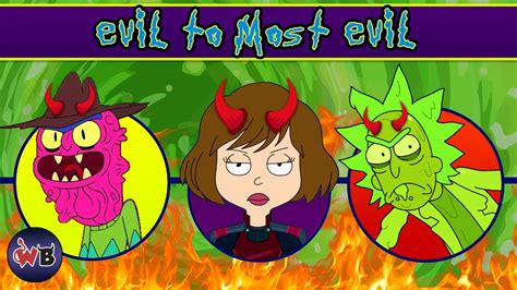 Rick and Morty Villains: Evil to Most Evil - YouTube