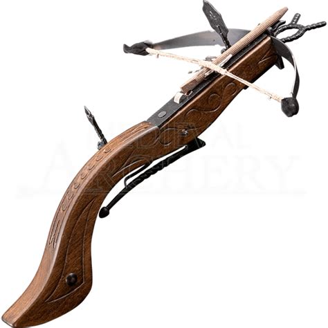 ON SALE Fantasy Pistolbow Weapon Vintage Crossbow And Pistol Trigger Gun Steampunk Weapon ...