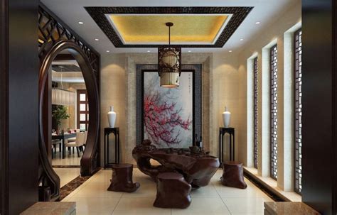 chinese style images | Chinese style tea room interior design | Дизайн ...