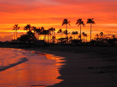 Oahu Sunset Wallpapers - 4k, HD Oahu Sunset Backgrounds on WallpaperBat