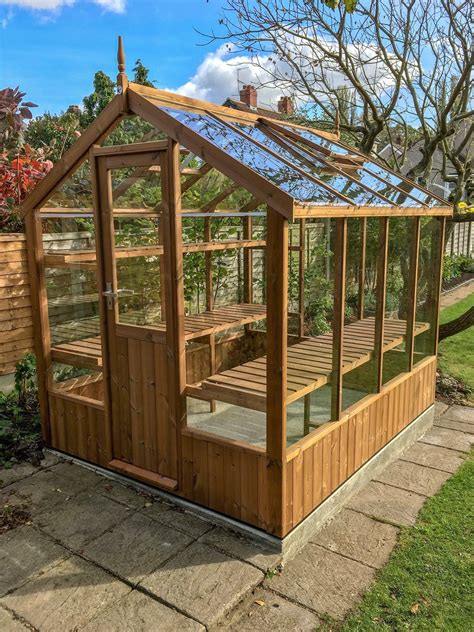 Swallow Kingfisher 6x8 Wooden Greenhouse | 1000 | Timber greenhouse, Outdoor greenhouse ...