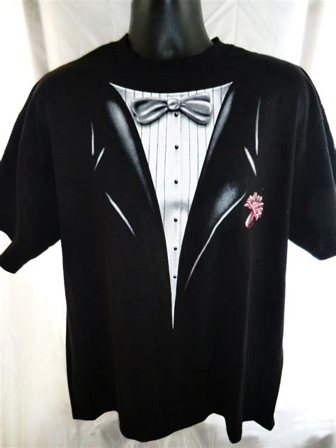 New TUX TUXEDO Black T-Shirt Size XL