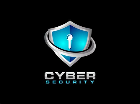 Shield Keyhole Blue Cyber Security Logo Gráfico por shikatso · Creative ...
