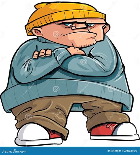 Mean Cartoon Bully Boy Stock Illustration - Image: 49434634