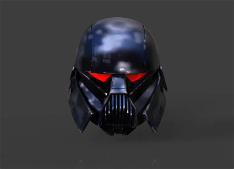 Dark Trooper Helmet STL — Nikko Industries