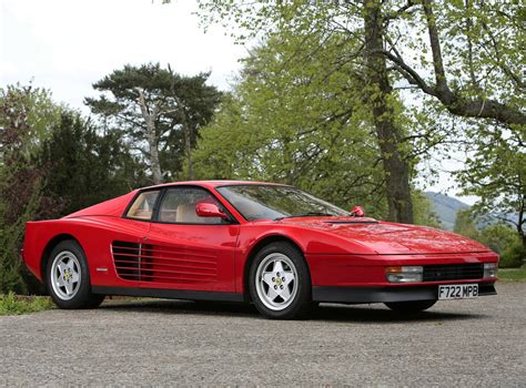 Download Red Vehicle Ferrari Testarossa HD Wallpaper