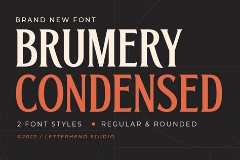 Brumery Condensed Font - Fonts Hut