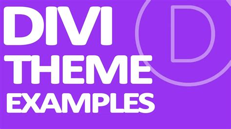 Divi Theme Examples | Divi Design Possibilities | Divi Examples - YouTube