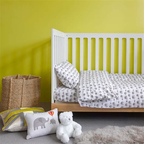 Grey Elephant Toddler Cot Bed Duvet Set and Toddler Bedding Online ...