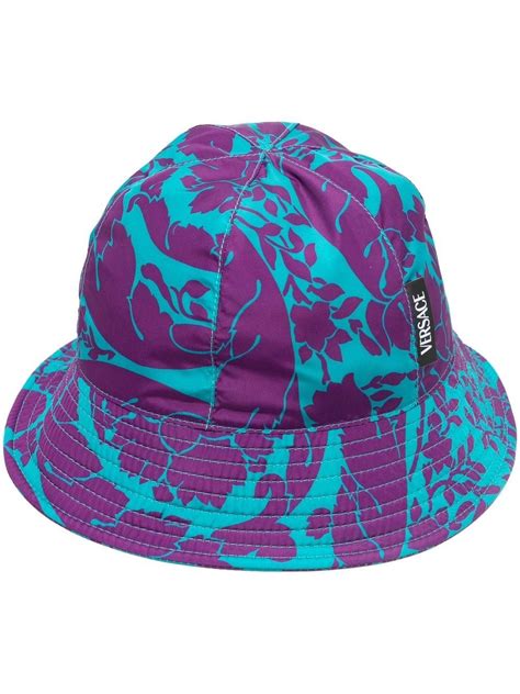 Versace Barocco Silhouette Cloche Hat - Farfetch