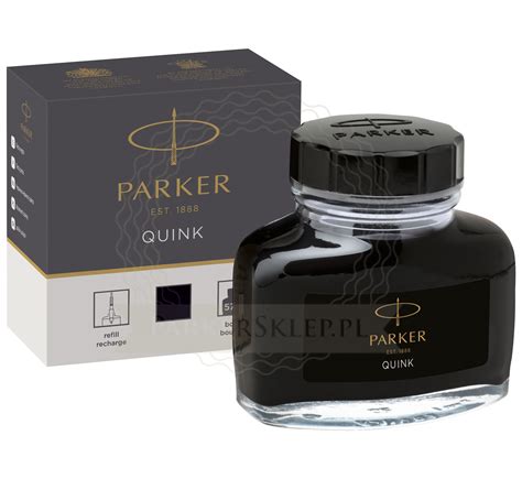 $7.90 Fountain Pen Ink 57ml Bottle Black Permanent Parker Quink S10006216 1950375