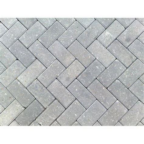 Grey Cement Rectangular Interlocking Tiles, 20-25 mm at Rs 26/square feet in Jaipur