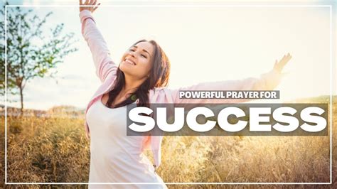 SUCCESS IN LIFE | A Daily Prayer - YouTube