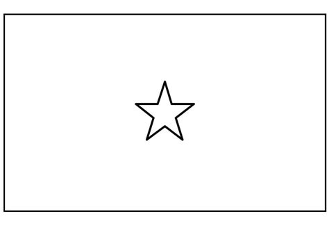 Flag of Somalia coloring page - Download, Print or Color Online for Free