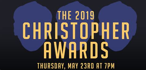 Christopher Awards THIS WEEK! – Strauss Little Theatre