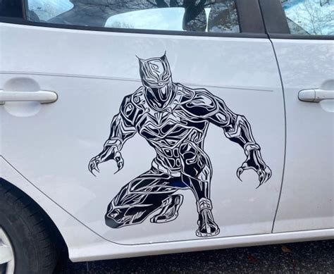 Black Panther Decal Large Car Graphic Vinyl Car Truck Wall - Etsy