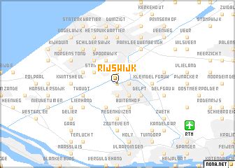 Rijswijk (Netherlands) map - nona.net