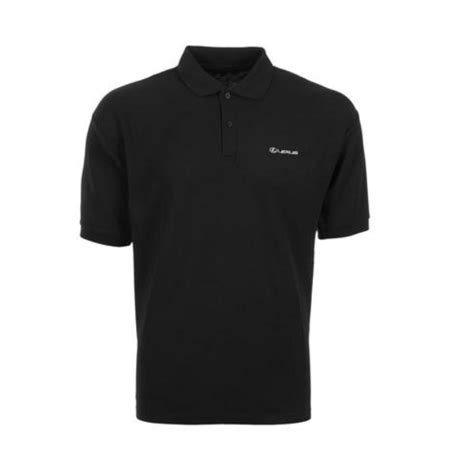 Gents Lexus Black Polo Shirt — L60