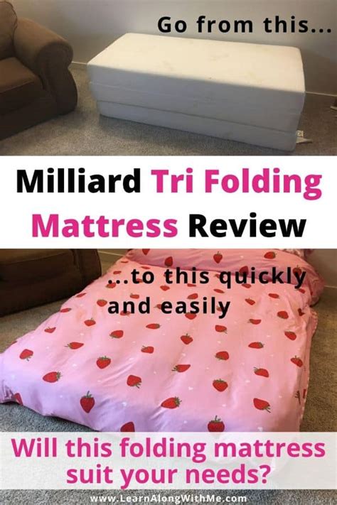 Milliard tri folding mattress review (will it work for you?) - Learn ...