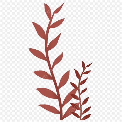 Dark Red Leaf Element Design, Dark Red, Leaf, Two Leaves PNG ...