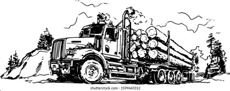 14,163 Logging Truck Images, Stock Photos, and Vectors | Shutterstock