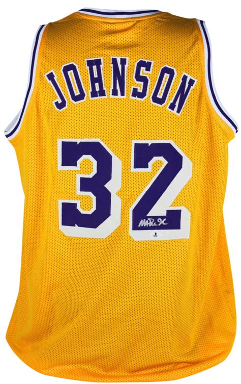 Magic Johnson Signed Jersey (Beckett COA) | Pristine Auction