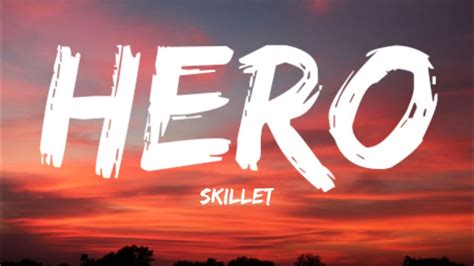 Skillet-Hero (Lyrics Video) - YouTube