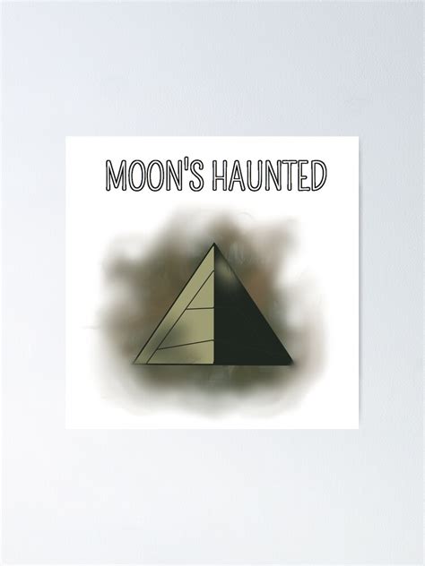 "Moon's Haunted" Poster for Sale by zareworks | Redbubble