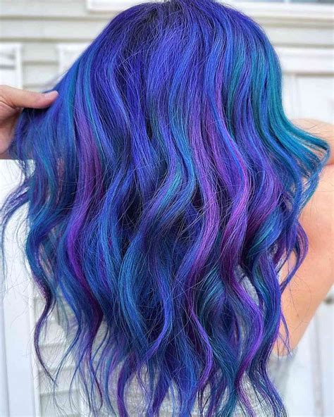 Blue And Purple Hair