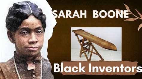 Sarah Marshall Boone Inventor of the Ironing Board - YouTube