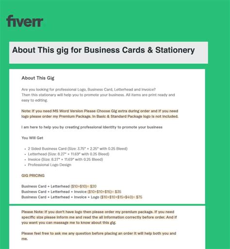 11 Fiverr gig description sample [Unique] - Notam artwork