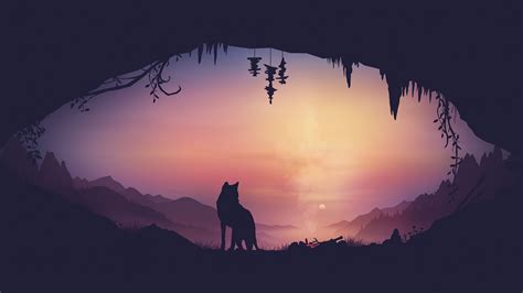 Wolf Silhouette Wallpapers - Wallpaper Cave