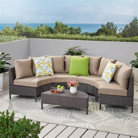 Outdoor Curved Sofa Sectional | Baci Living Room